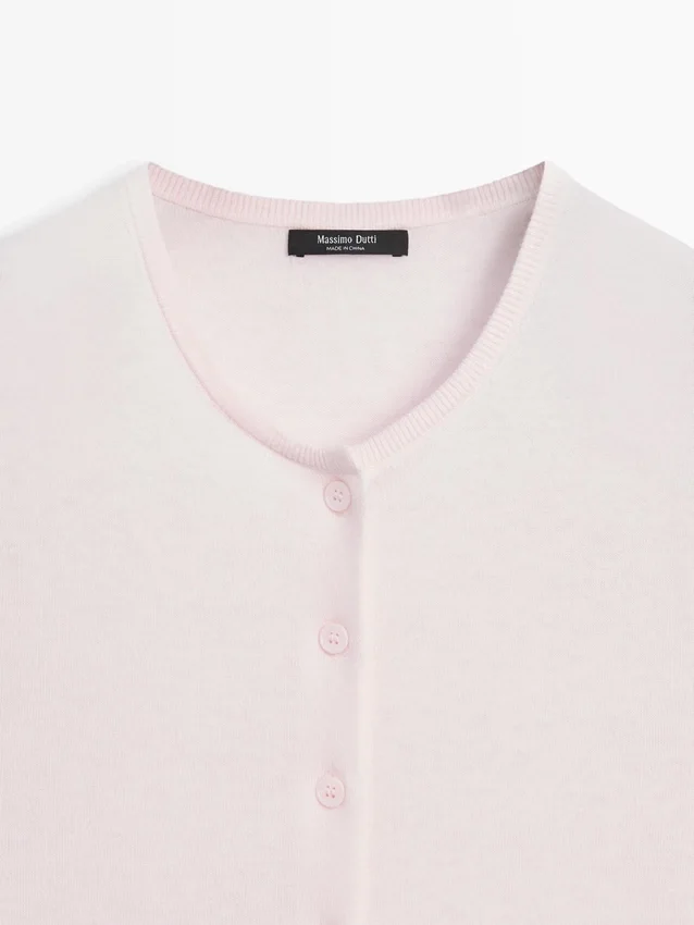 Kurzärmelige Strick-Cardigan Kurzärmelige Strick-Cardigan