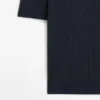 Kurzärmeliges Poloshirt aus strukturiertem Strick