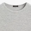 Langarm-T-Shirt mit meliertem Detail Langarm-T-Shirt mit meliertem Detail