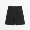 Lange Bermudashorts aus Leinen Lange Bermudashorts aus Leinen