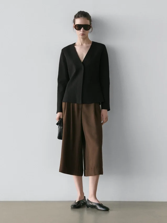 Lange Bermudashorts mit Umschlag Lange Bermudashorts mit Umschlag