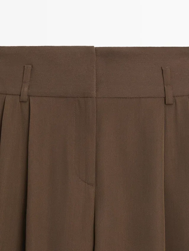 Lange Bermudashorts mit Umschlag Lange Bermudashorts mit Umschlag