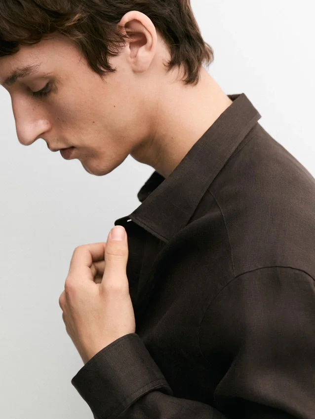 Leichtes Leinenhemd in Regular-Fit Leichtes Leinenhemd in Regular-Fit