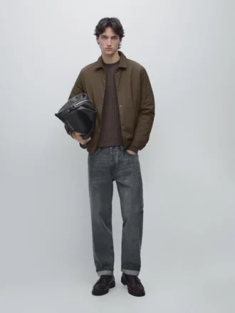 Leichtes, wasserabweisendes, wattiertes Overshirt