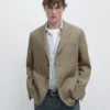 Leinen-Blazer