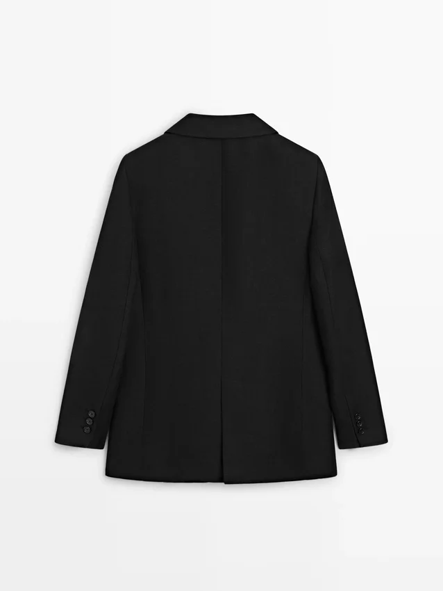 Leinen-Blazer mit Taschen Leinen-Blazer mit Taschen