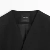 Leinen-Blazer ohne Revers Leinen-Blazer ohne Revers