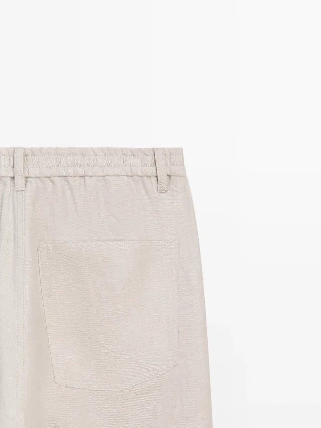 Leinenhose im Semi-Jogger-Schnitt Leinenhose im Semi-Jogger-Schnitt