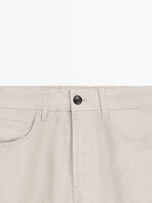 Leinenhose im Semi-Jogger-Schnitt Leinenhose im Semi-Jogger-Schnitt