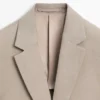 Maßgeschneiderter Leinen-Blazer mit Taschendetails