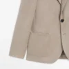 Maßgeschneiderter Leinen-Blazer mit Taschendetails