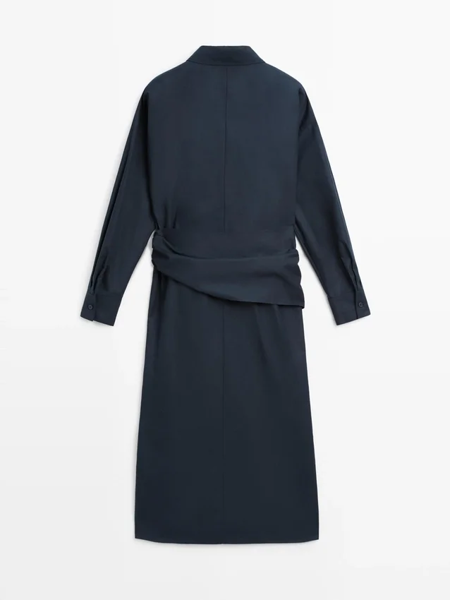 Midi-Kleider mit Schals Midi-Kleider mit Schals