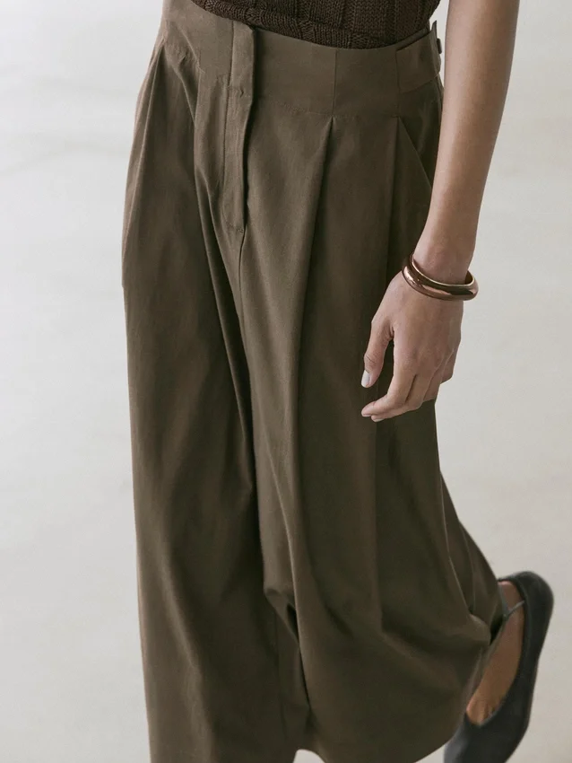 Midirock mit Kellerfalten Midirock mit Kellerfalten