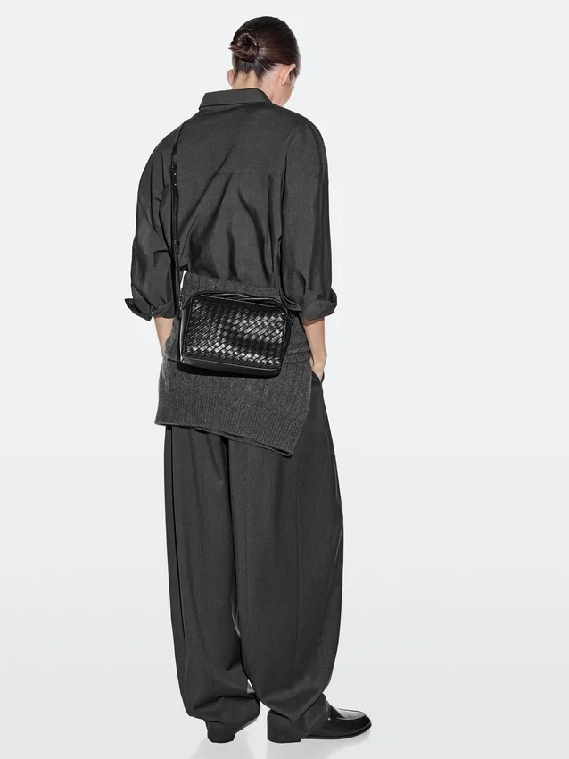 Mini-Tasche aus geflochtenem Nappaleder Mini-Tasche aus geflochtenem Nappaleder