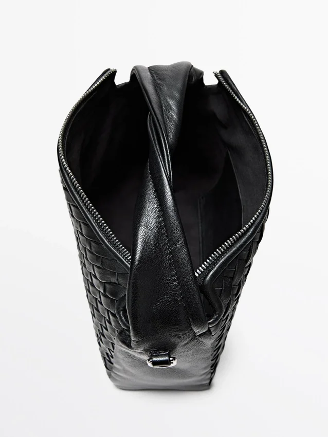 Mini-Tasche aus geflochtenem Nappaleder Mini-Tasche aus geflochtenem Nappaleder