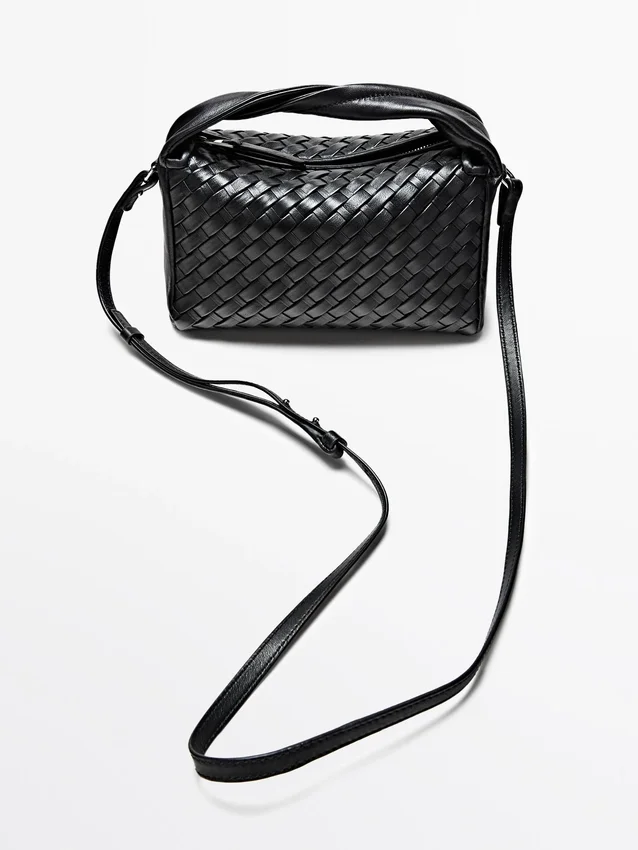 Mini-Tasche aus geflochtenem Nappaleder Mini-Tasche aus geflochtenem Nappaleder