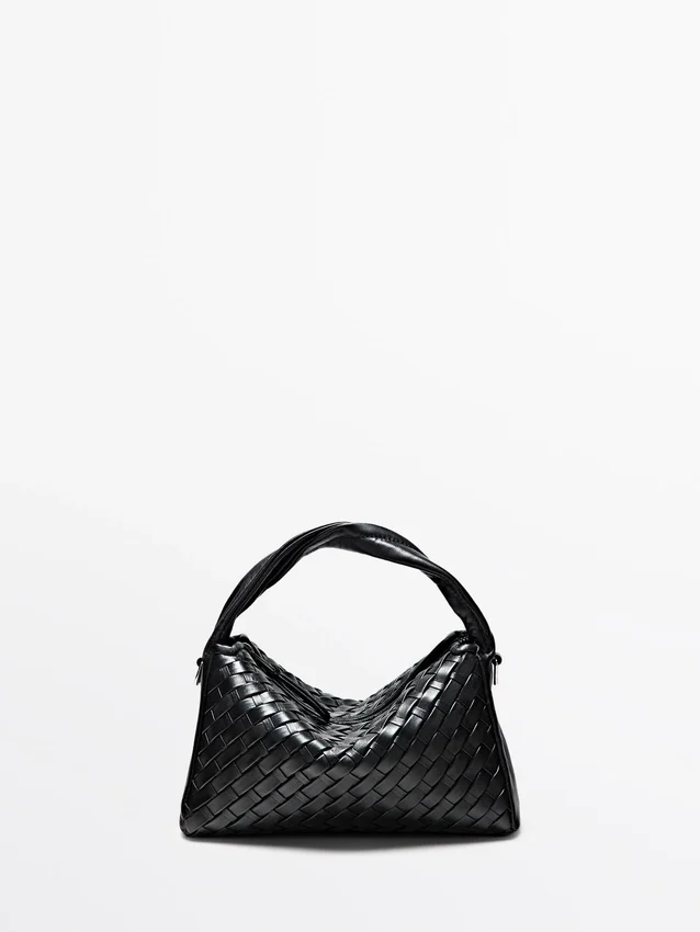 Mini-Tasche aus geflochtenem Nappaleder Mini-Tasche aus geflochtenem Nappaleder