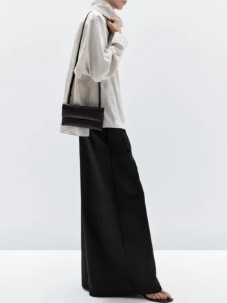 Mini-Umhängetasche aus Nappaleder