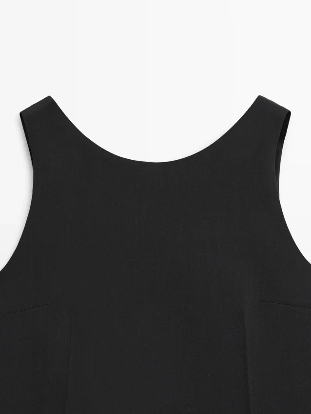 Minikleid aus Wollmischgewebe Minikleid aus Wollmischgewebe