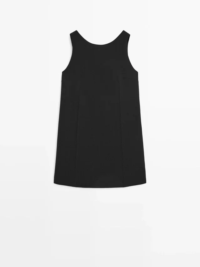 Minikleid aus Wollmischgewebe Minikleid aus Wollmischgewebe