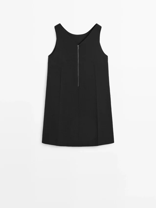 Minikleid aus Wollmischgewebe Minikleid aus Wollmischgewebe