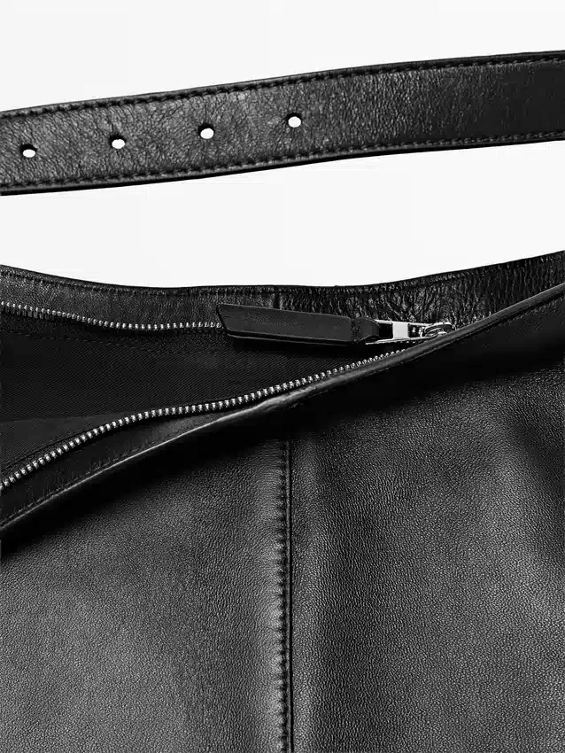 Mittlere Nappaleder-Tasche Mittlere Nappaleder-Tasche