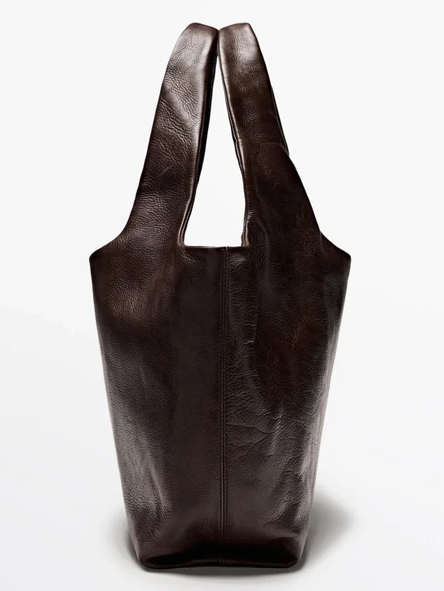 Mittlere Nappaleder-Tasche Mittlere Nappaleder-Tasche