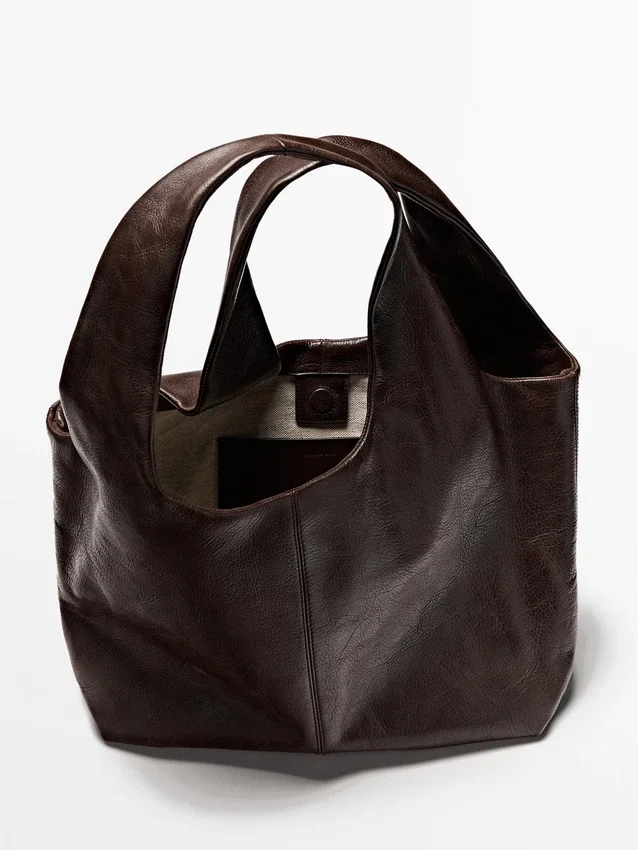Mittlere Nappaleder-Tasche Mittlere Nappaleder-Tasche
