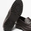 Moccasin-Loafer mit Profilsohle