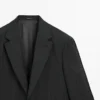 Nadelstreifen-Blazer aus Cool Wool