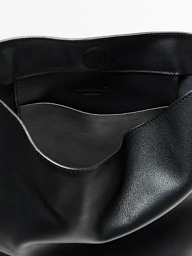 Nappaleder-Beuteltasche Nappaleder-Beuteltasche