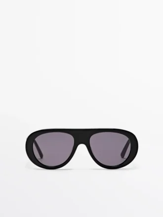 Ovale Sonnenbrille