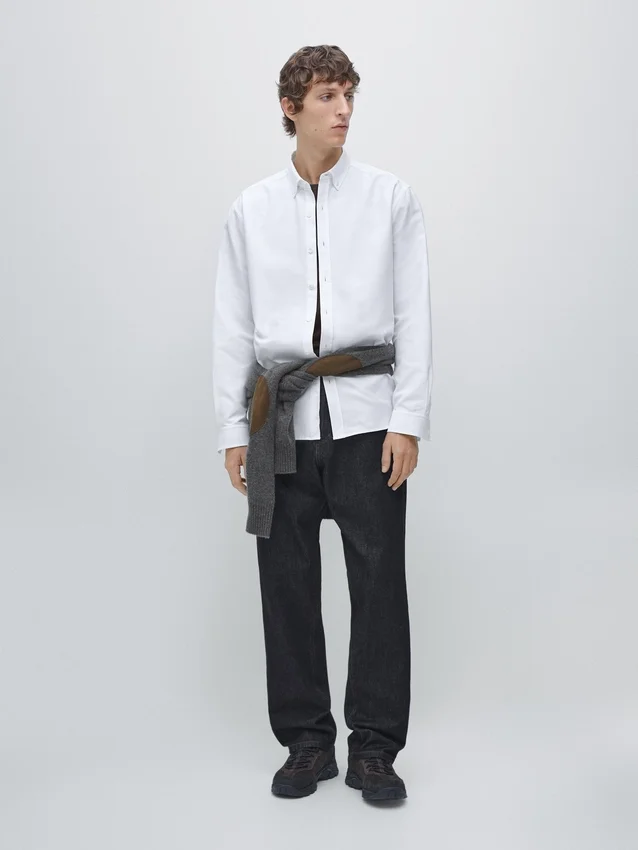 Oxford-Hemd aus 100 % Baumwolle in Regular Fit Oxford-Hemd aus 100 % Baumwolle in Regular Fit