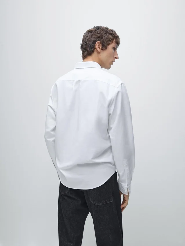 Oxford-Hemd aus 100 % Baumwolle in Regular Fit Oxford-Hemd aus 100 % Baumwolle in Regular Fit