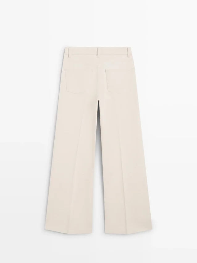 Palazzo-Jeans mit hoher Taille Palazzo-Jeans mit hoher Taille