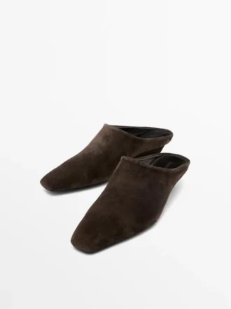 Pantoletten mit Keilabsatz