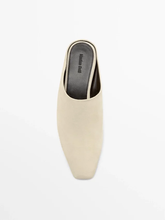 Pantoletten mit Keilabsatz Pantoletten mit Keilabsatz