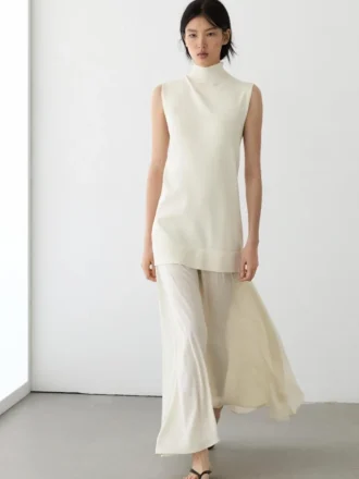 Passendes Midikleid aus Strick