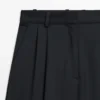 Plissierte Hose aus extrafeiner Wolle Plissierte Hose aus extrafeiner Wolle