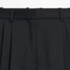 Plissierte Hose aus extrafeiner Wolle Plissierte Hose aus extrafeiner Wolle