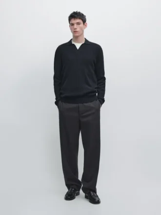 Poloshirt aus Baumwollmischgewebe