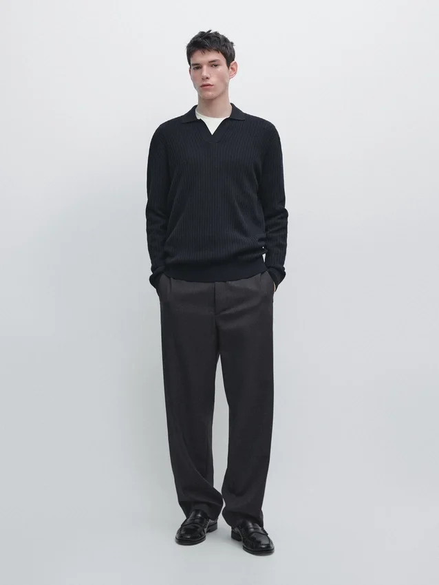 Poloshirt aus Baumwollmischgewebe Poloshirt aus Baumwollmischgewebe