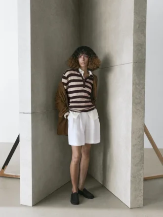 Poloshirt aus Baumwollmischgewebe