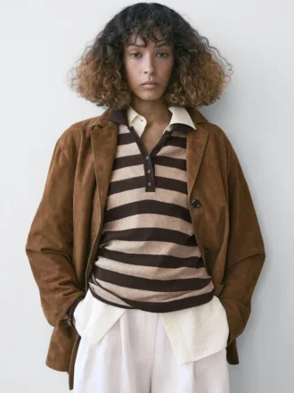 Poloshirt aus Baumwollmischgewebe