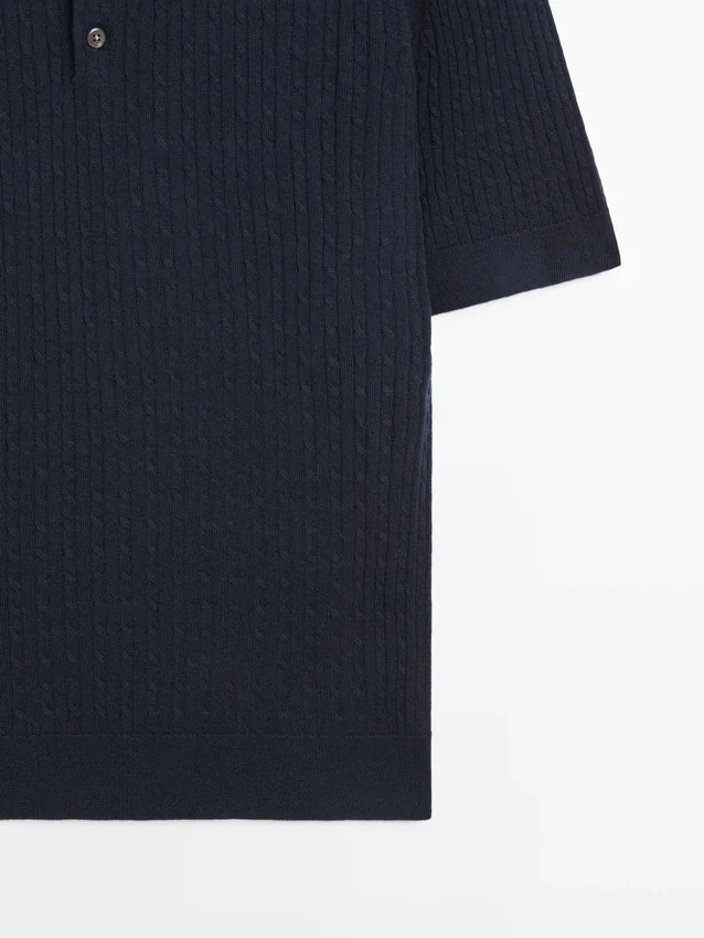 Poloshirt aus Merinowolle Poloshirt aus Merinowolle