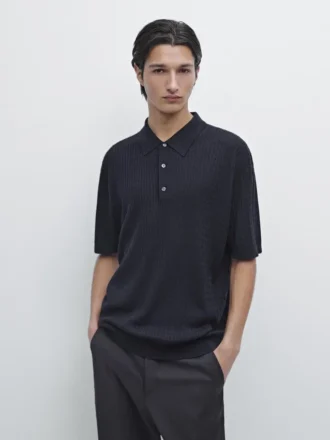 Poloshirt aus Merinowolle