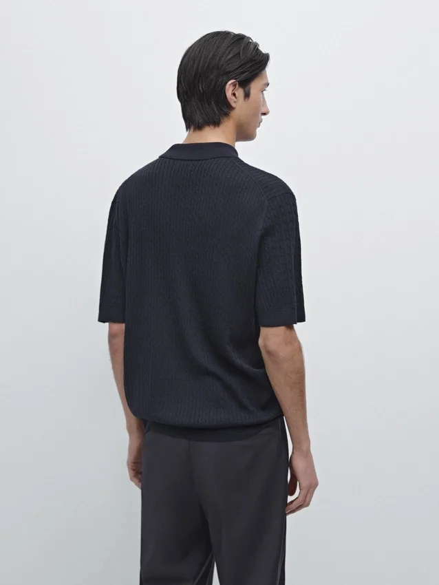 Poloshirt aus Merinowolle Poloshirt aus Merinowolle