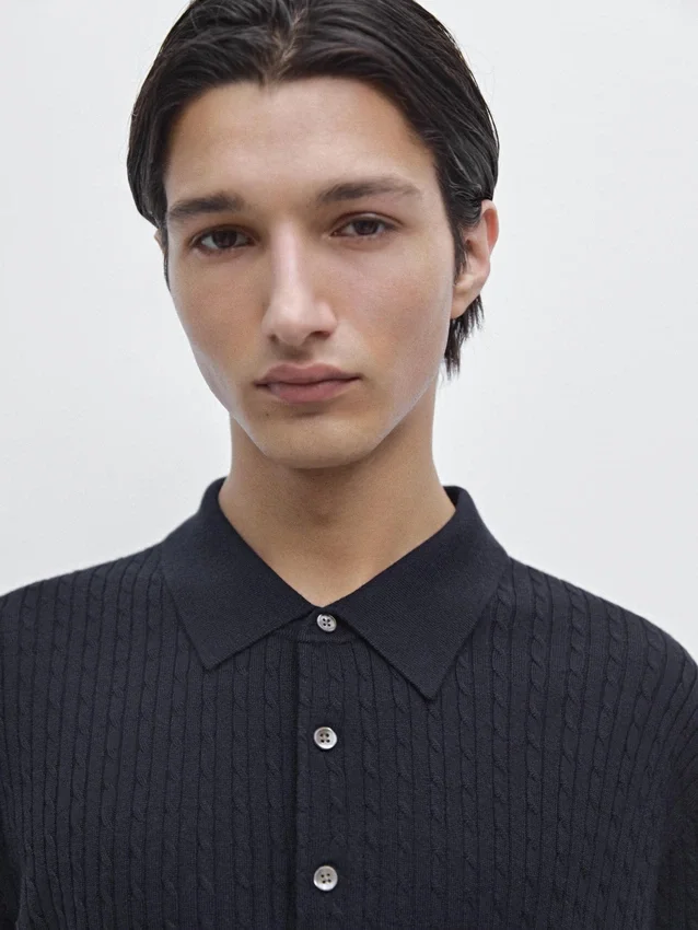 Poloshirt aus Merinowolle Poloshirt aus Merinowolle