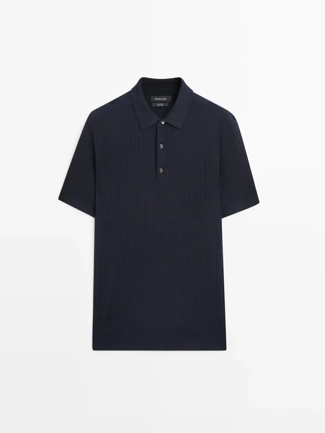 Poloshirt aus Merinowolle Poloshirt aus Merinowolle