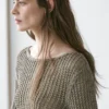 Pullover aus Baumwollmischung mit Cutwork-Muster